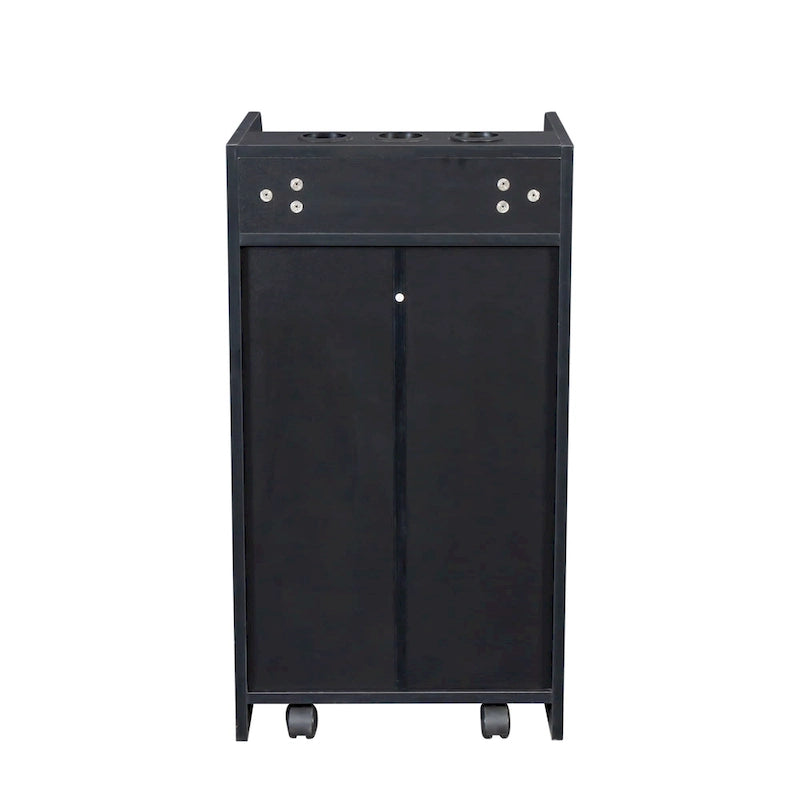 Meuble de rangement verrouillable pour salon de beauté