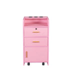 Meuble de rangement verrouillable pour salon de beauté