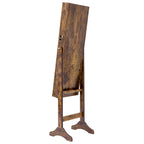 Armoire à bijoux simple et élégante avec miroir et éclairage LED