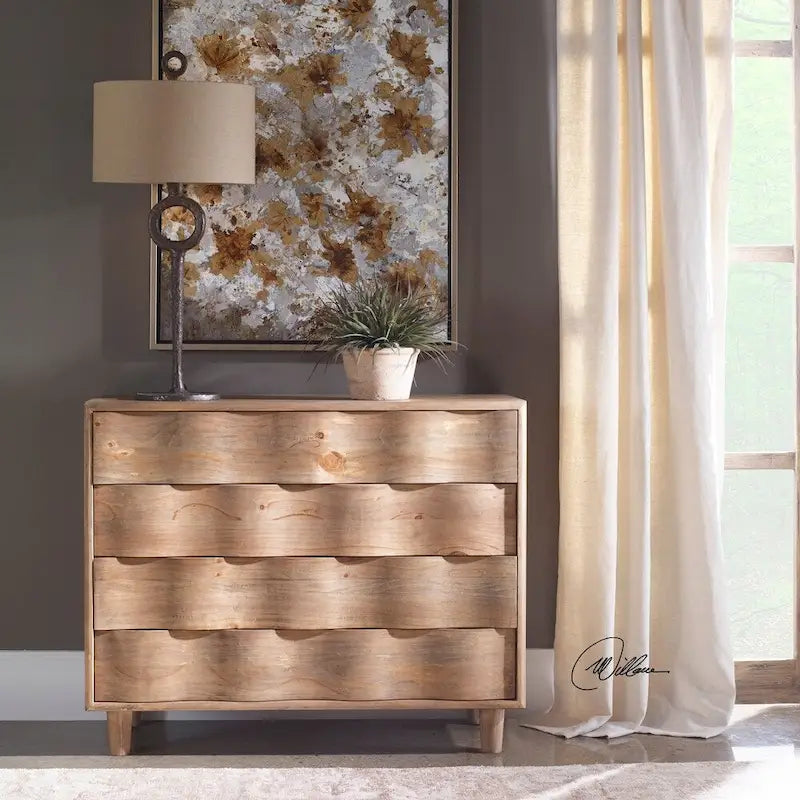 Commode d'appoint chêne clair