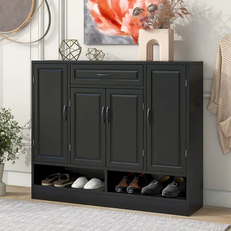 Meuble à chaussures moderne avec étagères réglables