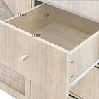 Meuble 2 portes 3 tiroirs