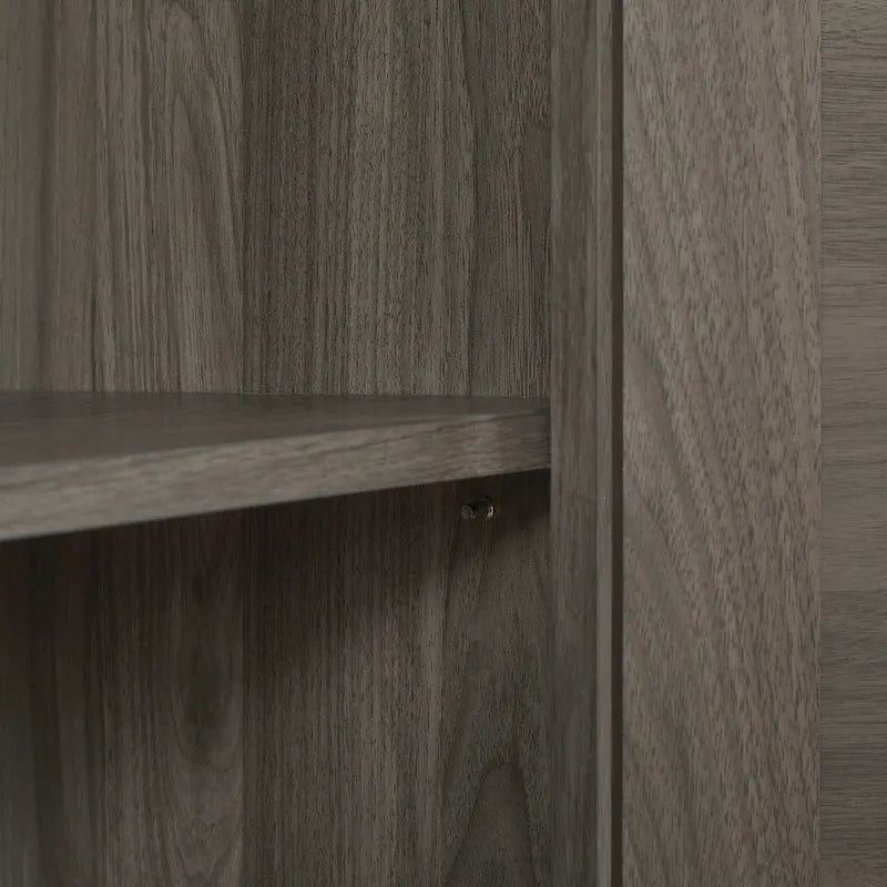 Meuble de rangement rustique en similicuir tressé