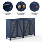 Lot de 2 armoires de rangement multimédia
