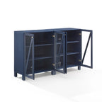 Lot de 2 armoires de rangement multimédia