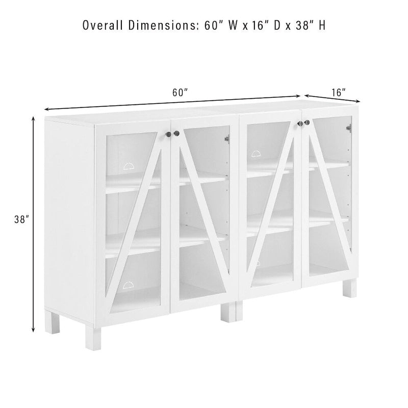 Lot de 2 armoires de rangement multimédia