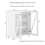 Lot de 2 armoires de rangement multimédia
