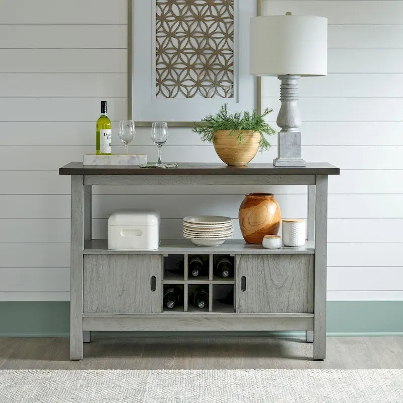 Serveur charbon gris fumé