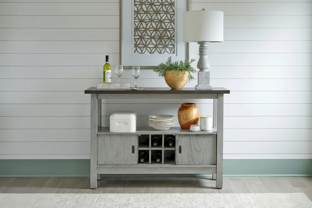 Newport Smokey Gray Carbon Server