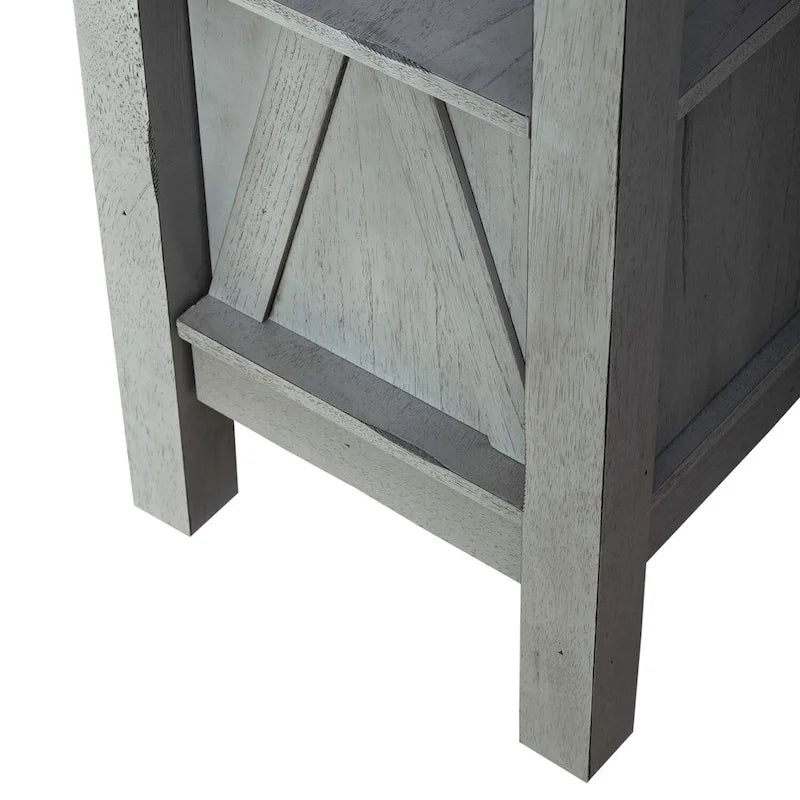 Serveur charbon gris fumé