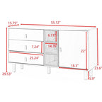 Meuble de rangement avec portes