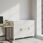 Buffet avec texture ondulée, armoire d'appoint blanche avec porte, bibliothèque moderne pour cuisine, salon, entrée