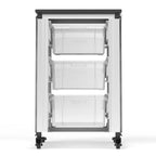 Meuble de rangement modulaire pour classe - Meuble simple avec 3 grands bacs