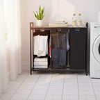 Laundry Basket, Laundry Sorter 3 Section - 36.2L x 11.81W x 28.45H