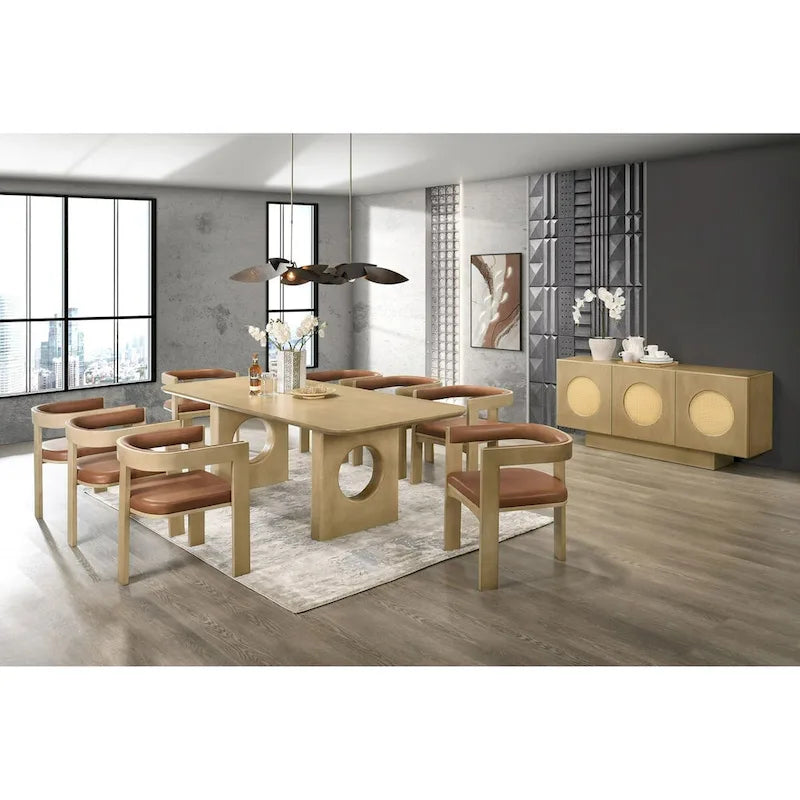 Buffet en chêne blanc moderne