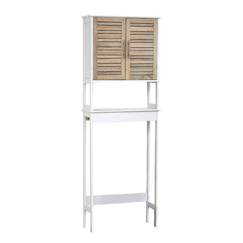 Meuble de rangement WC gain de place - 24.80L x 9l x 70.50H