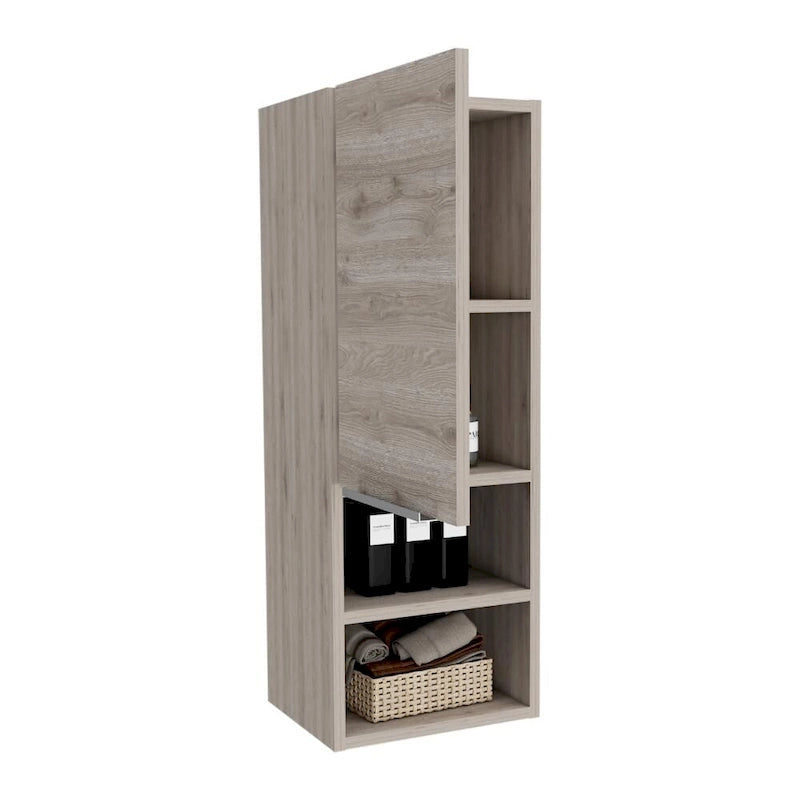Armoire à pharmacie, Salle de bain, Finition chêne fumé, Haute qualité et durable
