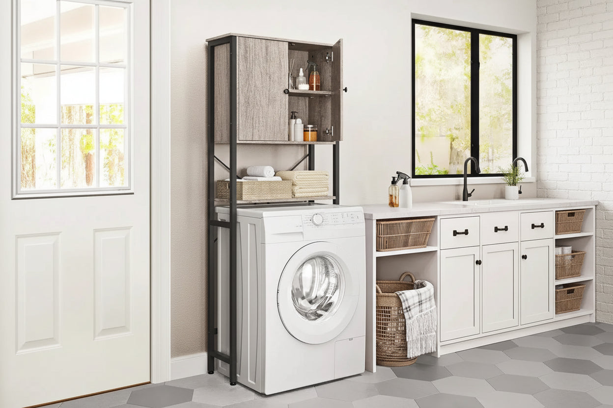 Meuble de rangement pour toilettes - 10P x 24,5L x 66,5H