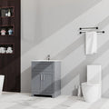Meuble-lavabo de salle de bain à deux portes