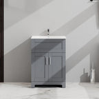 Meuble-lavabo de salle de bain à deux portes