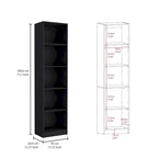Bibliothèque à 5 étagères, design fin