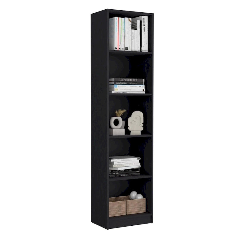 Bibliothèque à 5 étagères, design fin