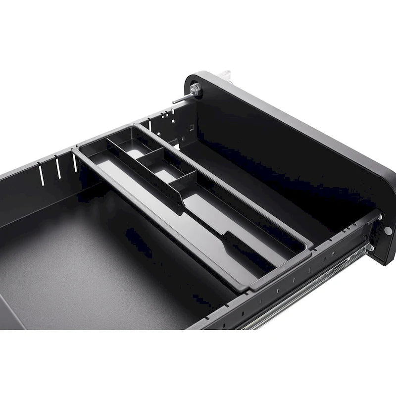 Classeur Mobile à 3 Tiroirs,Armoire Polyvalente,Conception à 5 Roues Anti-Basculement Acier Laminé à Froid Étanche à l'Humidité Noir